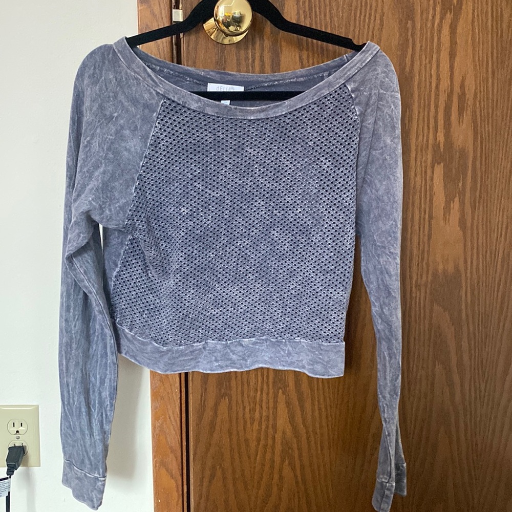 Purple Gray sweater